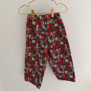 Handmade Christmas Toddler Pants